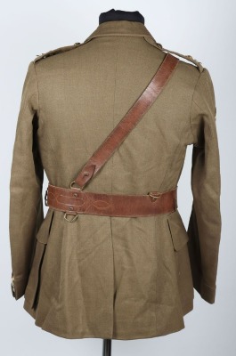 WW2 British Service Dress Tunic and Cap, Major General Arundell Rea Leakey, CB, DSO, MC & Bar. Royal Tank Regiment. - 9