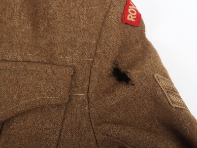 WW2 British Battle Dress, Serge, 1940 Dated. Royal Warwickshire Regiment. - 6