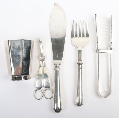 Grouping of Silver Plate Table Wear from the Royal Flying Corps and Later Royal Air Force Club, London,