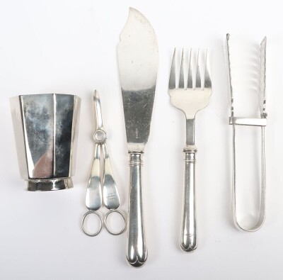 Grouping of Silver Plate Table Wear from the Royal Flying Corps and Later Royal Air Force Club, London,