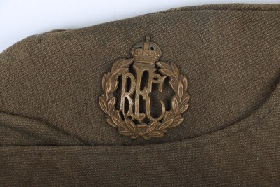 WW1, Great War British Royal Flying Corps, RFC, Side Cap. - 2