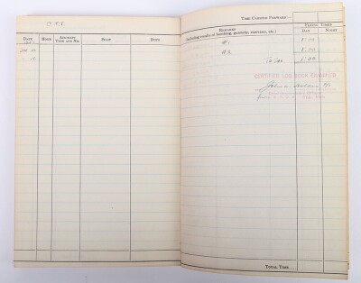 WW2 RAF Navigators Log Book & Medals, 625 Squadron, Bomber Command, 1944-45. - 11