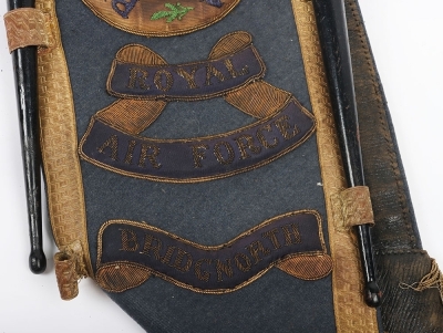 RAF Bridgenorth Station Band Bandmaster Sash - 5