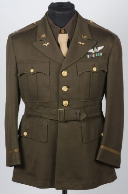 WW2 USAAF, 8th Air Force, Officers Class A Tunic and Shirt.