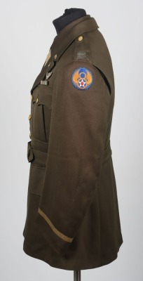 WW2 USAAF, 8th Air Force, Officers Class A Tunic and Shirt. - 8