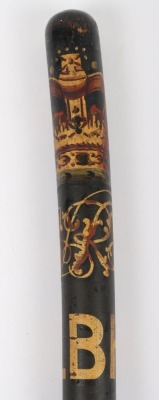 Scarce Victorian Painted London and Brighton Railway Wooden Truncheon - 4