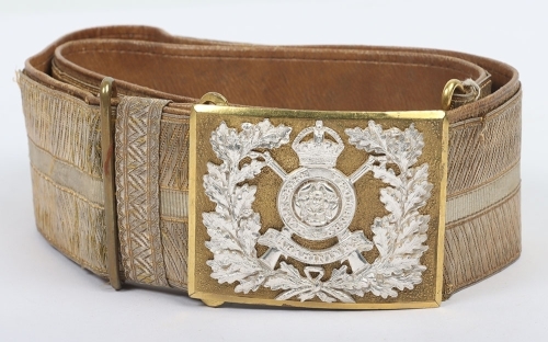 Hampshire Yeomanry Officers Waist Belt