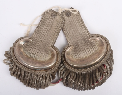 1st Devon Militia Officers Silver Epaulettes