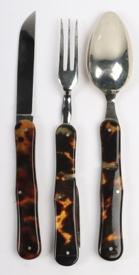 French Napoleonic Campaign Cutlery Set - 8
