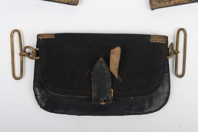 Victorian Royal Artillery Officers Full Dress Cross Belt and Pouch - 3