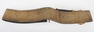 Victorian Royal Artillery Officers Full Dress Cross Belt and Pouch - 5