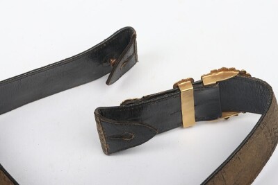 Victorian Royal Artillery Officers Full Dress Cross Belt and Pouch - 6