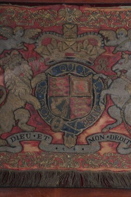 Rare Victorian Life Guards Regimental Trumpet Banner Circa 1860 - 3