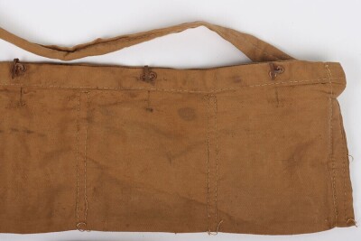 WW1 British, Great War, Cloth .303 Ammunition Bandoliers, Two Examples. - 8