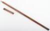 An Edwardian malacca &lsquo;tipplers&rsquo; walking cane
