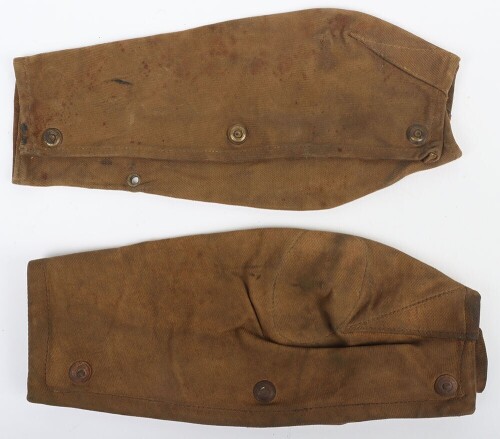 WW1 British, Great War, SMLE Rifle Breech Covers. Two Examples.