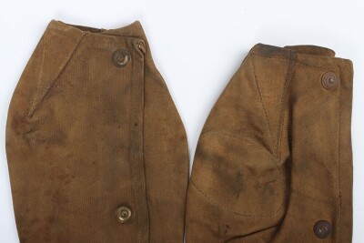 WW1 British, Great War, SMLE Rifle Breech Covers. Two Examples. - 4
