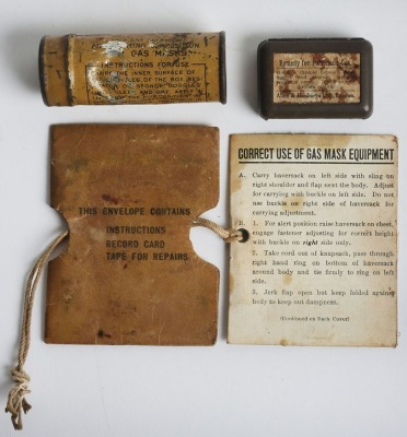 WW1, Great War British Anti-Gas Aids. - 5