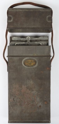 WW1 British, Great War, Folding Trench Lantern & Case. 1914 Dated. - 3