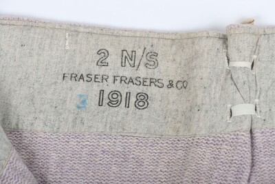 WW1, Great War British/Commonwealth, Knitted Long Johns, 1918 Dated, Unissued. - 3