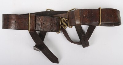 WW1, Great War British 1914 Pattern Leather Belt.