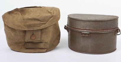 WW1, Great War, British D Shape Mess Tin & Cover.