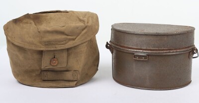 WW1, Great War, British D Shape Mess Tin & Cover.