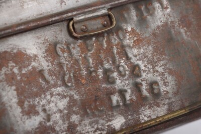 Early 20th Century British D Shape Mess Tin Kit. Royal Marine Attributed. - 3