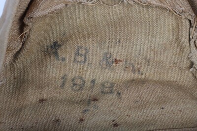 WW1, Great War, British Mess Tin Cover, 1918 Dated. - 4