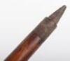 An early 20th century alpine antler and hoof &lsquo;crook&rsquo; walking stick - 4