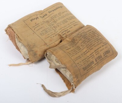 WW1, Great War British First Field Dressings, Two Examples. - 3