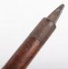 An early 20th century alpine antler and hoof &lsquo;crook&rsquo; walking stick - 5