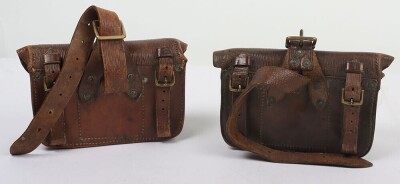 WW1, Great War British 1914 Pattern Webbing Ammunition Pouches, Pair. - 2
