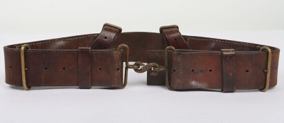 WW1, Great War British 1914 Pattern Leather Belt.