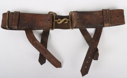 WW1, Great War British 1914 Pattern Leather Belt.