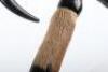 An early 20th century alpine antler and hoof &lsquo;crook&rsquo; walking stick - 8