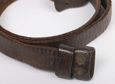 WW1 Great War British Leather Rifle Sling. - 2