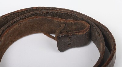 WW1 Great War British Leather Rifle Sling. - 3