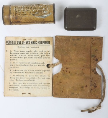 WW1, Great War British Anti-Gas Aids. - 3