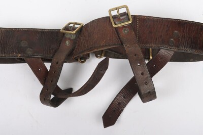 WW1, Great War British 1914 Pattern Leather Belt. - 4