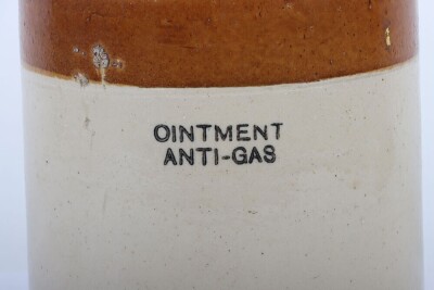 WW2 Anti Gas Ointment Jar, Civil Defence. - 2