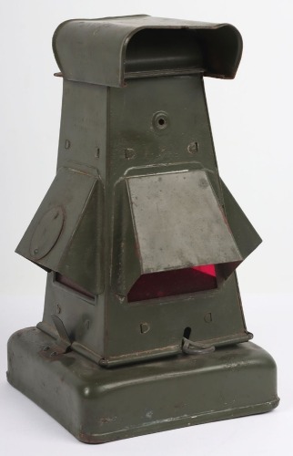 WW2 Air Raid Precautions 'Ministry of Supply' Black Out Lantern.