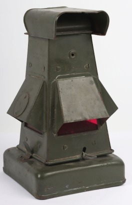 WW2 Air Raid Precautions 'Ministry of Supply' Black Out Lantern.