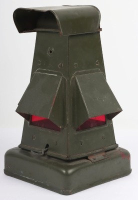 WW2 Air Raid Precautions 'Ministry of Supply' Black Out Lantern. - 2