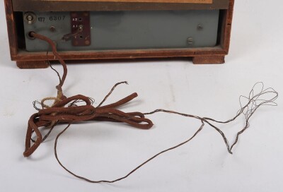 WW2 'War-Time Civilian Receiver' Utility Radio Set. - 6