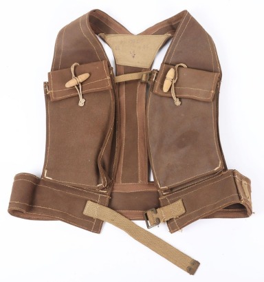 WW2 British Skeleton Assault Vest, 1944 Dated.