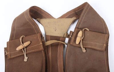 WW2 British Skeleton Assault Vest, 1944 Dated. - 2