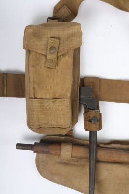 WW2 British 1937 Pattern Webbing Equipment Set. - 6