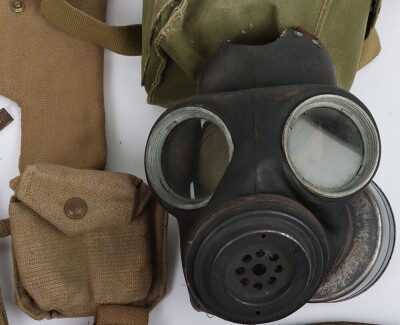 WW2 British Webbing Equipment and Respirators. - 2
