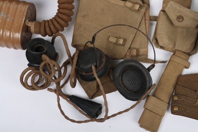 WW2 British Webbing Equipment and Respirators. - 4